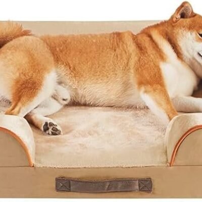 Friends Forever Orthopedic Dog Bed, Bolster Dog Bed