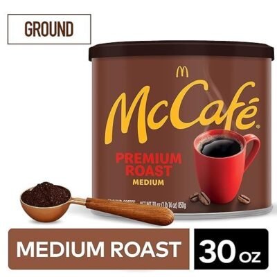 McCafe Premium Roast, Medium Roast Ground Coffee, 30 oz Canister