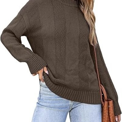 Womens Sweaters Fall Winter Free Size Trendy Fashion Long Sleeve Sweater