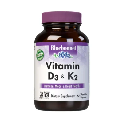 Bluebonnet VITAMIN D3 & K2 (60 Count)