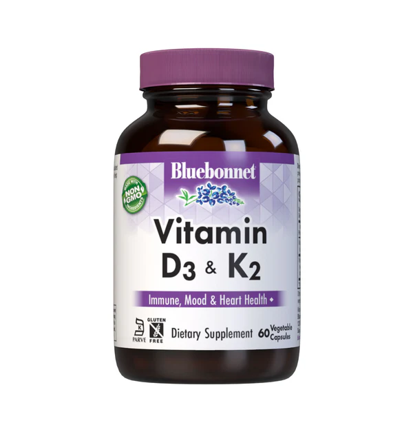 Bluebonnet VITAMIN D3 & K2 (60 Count)