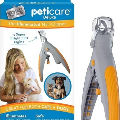 LED Light Pet Nail Clipper- Great for Trimming Cats & Dogs Nails & Claws