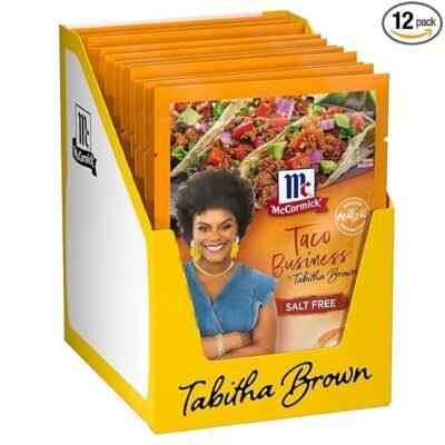 McCormick Taco Business Seasoning Mix by Tabitha Brown, 1 oz (Pack of 12)