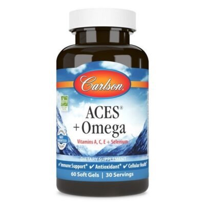 Carlson ACES® + Omega 60 soft gels