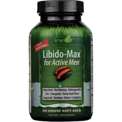 Irwin Naturals Libido-Max for Active Men Liquid Soft Gels (60 Count)